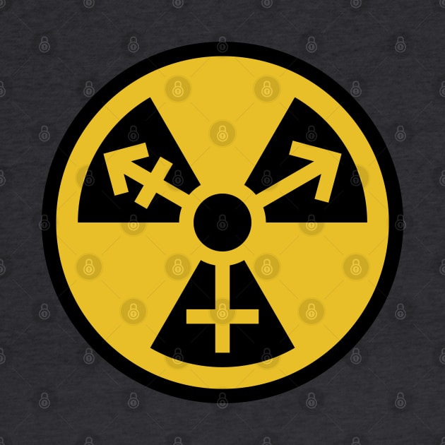 Trans Radiation - Yellow Circle by GenderConcepts